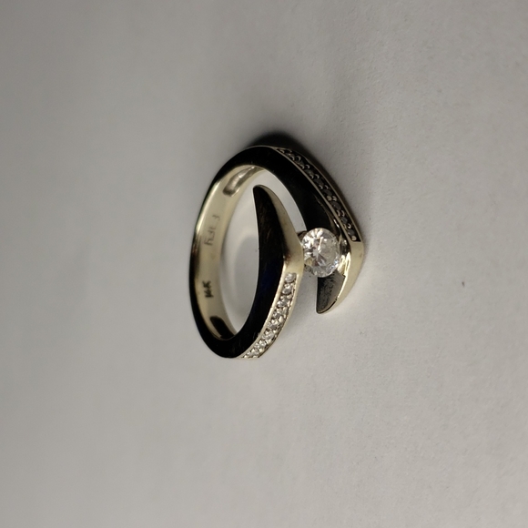 Effy White Gold Diamond tension ring - Picture 6 of 10